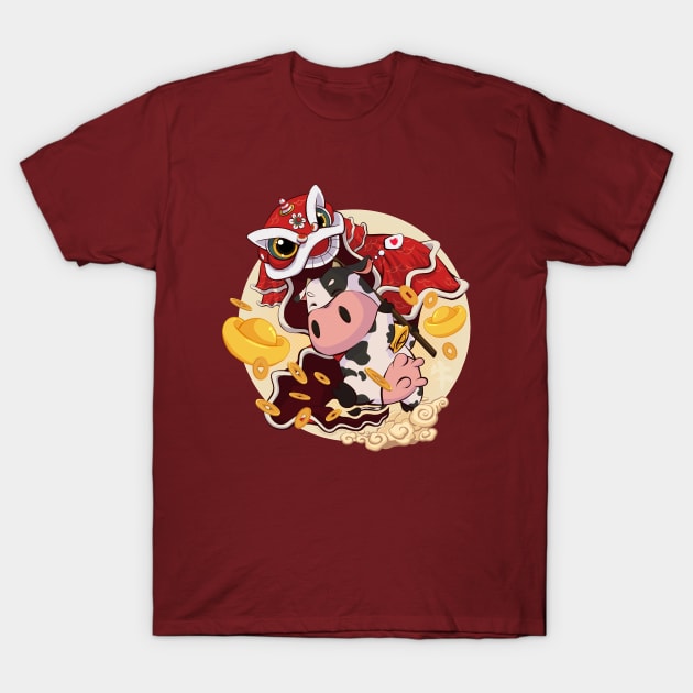 Cute Cow T-Shirt by ChubbydudeStore